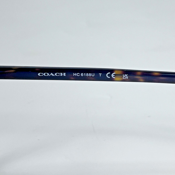 Coach HC6188U 5120 Dark Tortoise Rectangle 57-18-145 Eyeglasses FRAMES ONLY - Picture 10 of 11